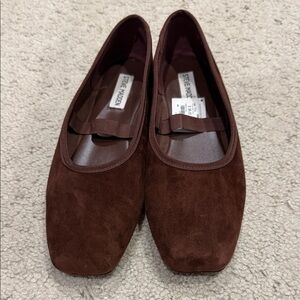 Steve Madden chocolate brown ballet flats